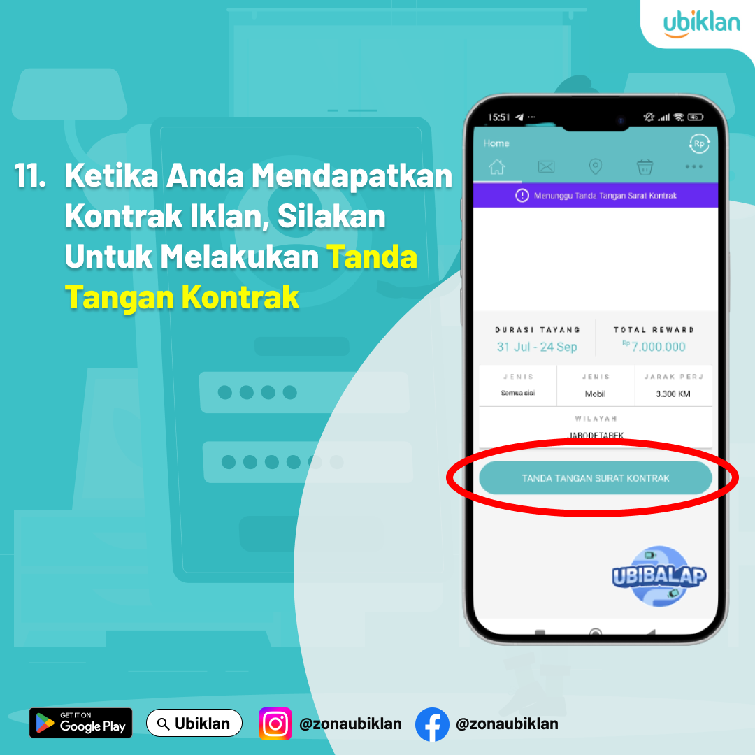 Tanda Tangan Kontrak